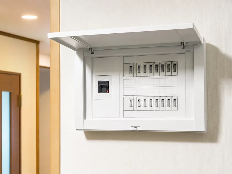 交換後の新しい住宅用分電盤